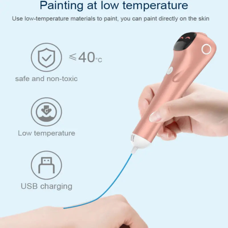 New In 3D Pen Low Temperature 1.75mm PCL Filament 3DS Printer Drawing DIY For Kids Toys Grils Boys Gifts