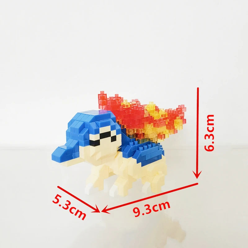 75 Style Pokemon Building Blocks Assembly Anime Picachu Charizard Doll Blastoise Bulbasaur Gengar Bricks Toy for Kid Gift
