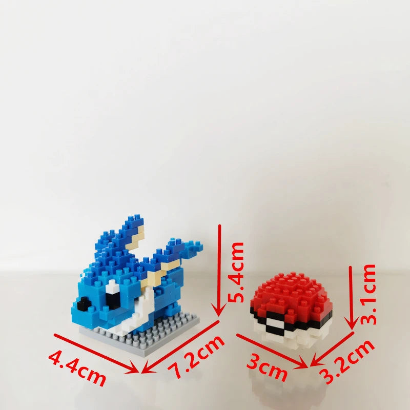 75 Style Pokemon Building Blocks Assembly Anime Picachu Charizard Doll Blastoise Bulbasaur Gengar Bricks Toy for Kid Gift
