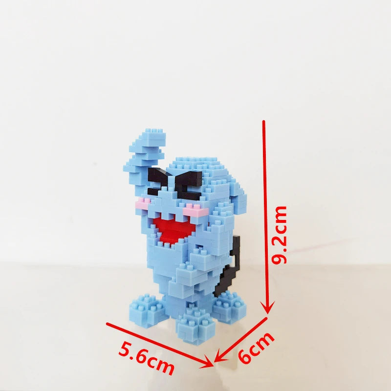 75 Style Pokemon Building Blocks Assembly Anime Picachu Charizard Doll Blastoise Bulbasaur Gengar Bricks Toy for Kid Gift