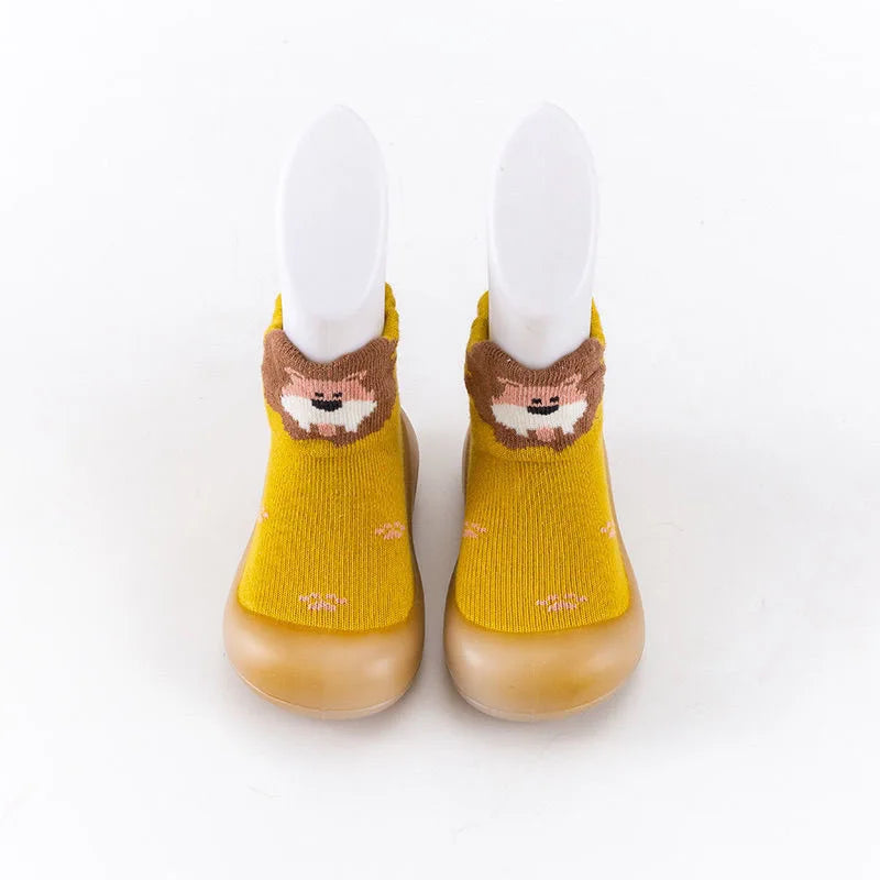 Infant Toddler Spring Summer Soft Sole Sock Shoes Cute Animals Unisex Baby Non-Slip Floor Socks Kids 0-3T Lightweight Prewalker