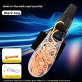 ZipString Luminous Rope Launcher Wristband Flying String Shooter Automatic Recoil Toy Night Glow Interactive Gift for Kids Pets