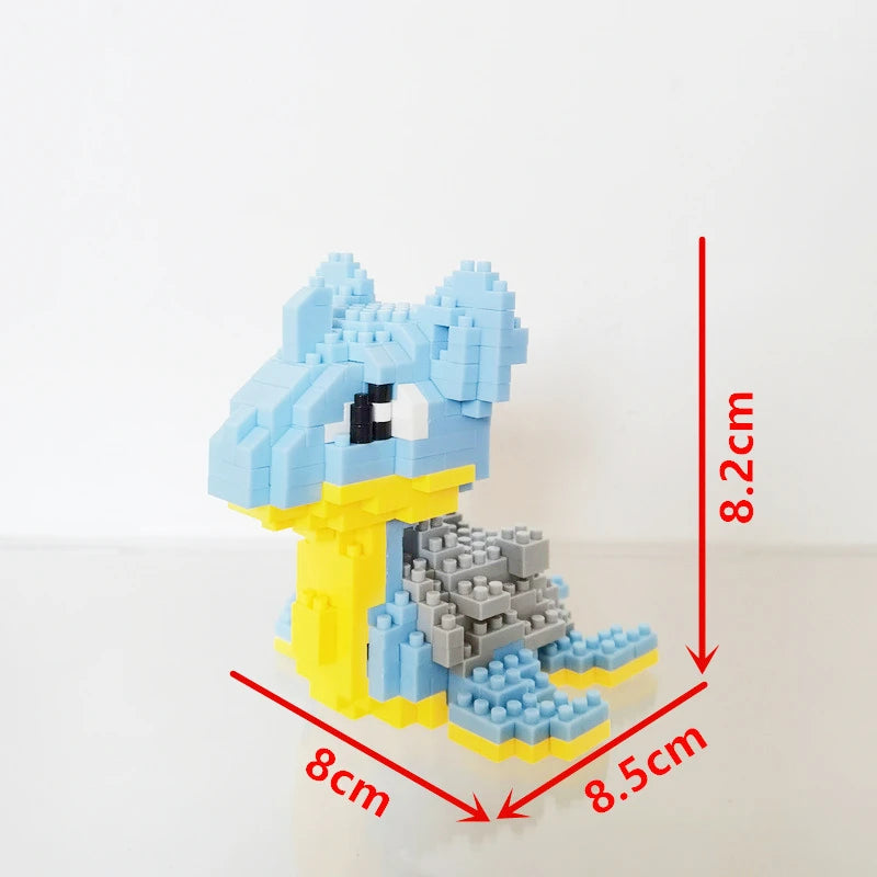 75 Style Pokemon Building Blocks Assembly Anime Picachu Charizard Doll Blastoise Bulbasaur Gengar Bricks Toy for Kid Gift