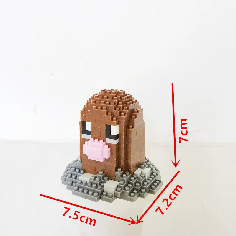 75 Style Pokemon Building Blocks Assembly Anime Picachu Charizard Doll Blastoise Bulbasaur Gengar Bricks Toy for Kid Gift
