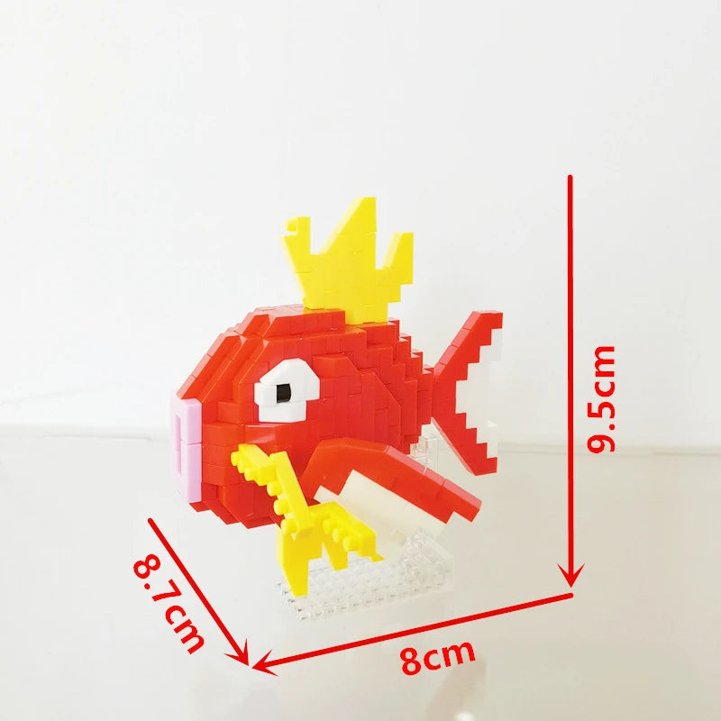 75 Style Pokemon Building Blocks Assembly Anime Picachu Charizard Doll Blastoise Bulbasaur Gengar Bricks Toy for Kid Gift
