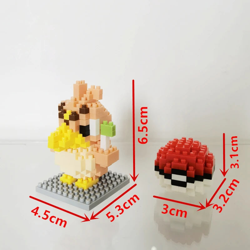 75 Style Pokemon Building Blocks Assembly Anime Picachu Charizard Doll Blastoise Bulbasaur Gengar Bricks Toy for Kid Gift