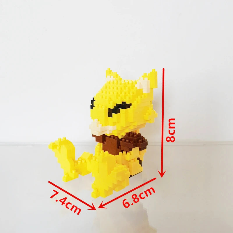 75 Style Pokemon Building Blocks Assembly Anime Picachu Charizard Doll Blastoise Bulbasaur Gengar Bricks Toy for Kid Gift