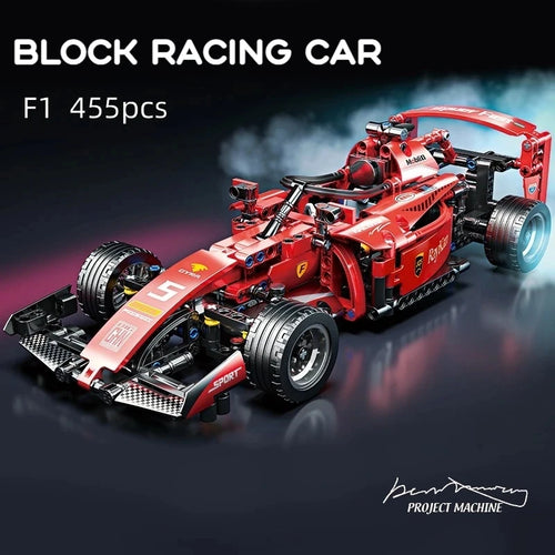 2025 Technical NEW F1 Racing Car Building Blocks Set MOC Model Kit DIY Assembly Bricks Creative Educational Toys For Children