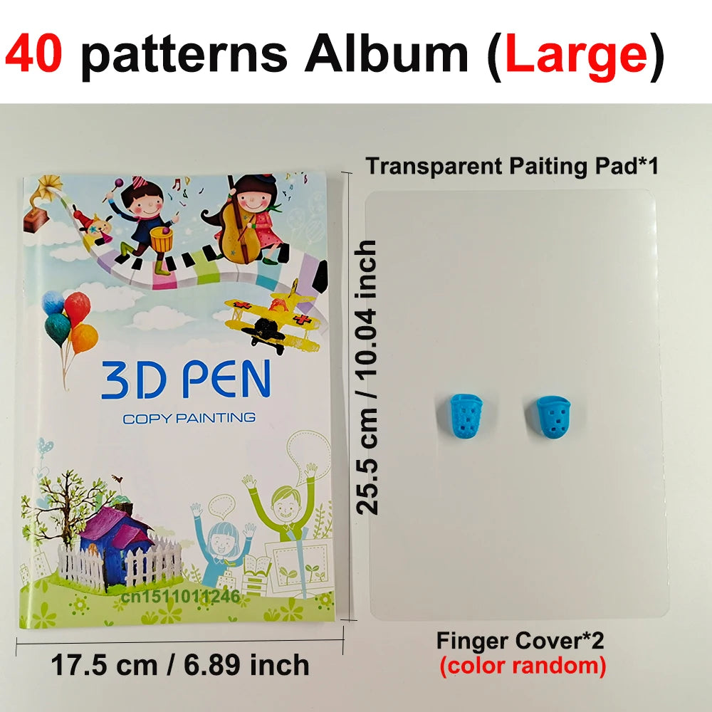 New In 3D Pen Low Temperature 1.75mm PCL Filament 3DS Printer Drawing DIY For Kids Toys Grils Boys Gifts