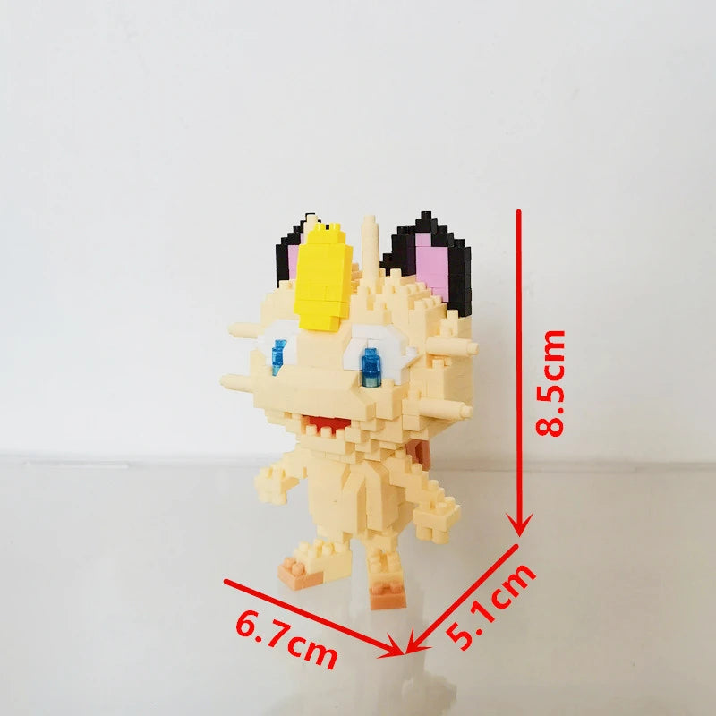 75 Style Pokemon Building Blocks Assembly Anime Picachu Charizard Doll Blastoise Bulbasaur Gengar Bricks Toy for Kid Gift