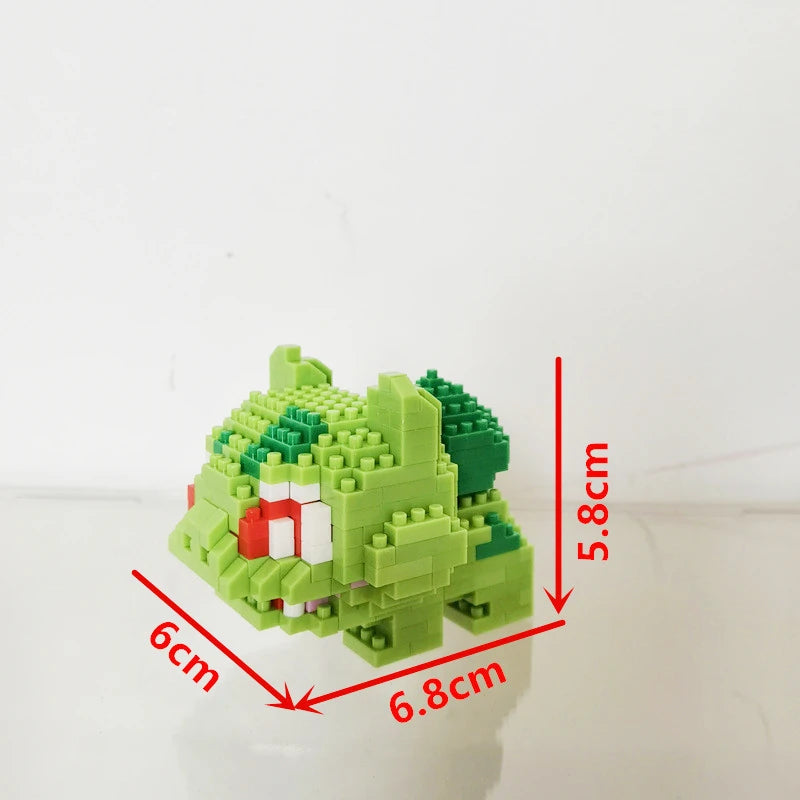 75 Style Pokemon Building Blocks Assembly Anime Picachu Charizard Doll Blastoise Bulbasaur Gengar Bricks Toy for Kid Gift