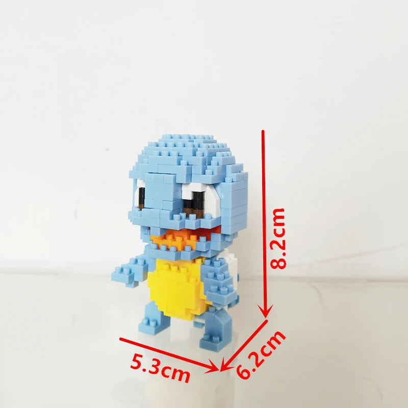 75 Style Pokemon Building Blocks Assembly Anime Picachu Charizard Doll Blastoise Bulbasaur Gengar Bricks Toy for Kid Gift