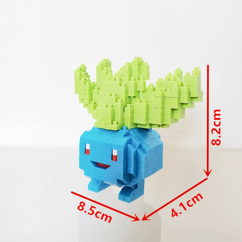 75 Style Pokemon Building Blocks Assembly Anime Picachu Charizard Doll Blastoise Bulbasaur Gengar Bricks Toy for Kid Gift
