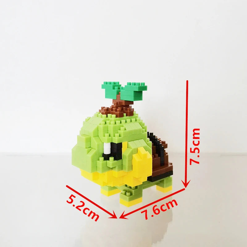75 Style Pokemon Building Blocks Assembly Anime Picachu Charizard Doll Blastoise Bulbasaur Gengar Bricks Toy for Kid Gift