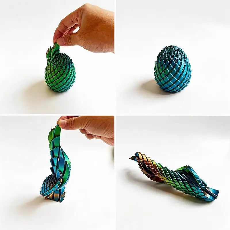 3D Printed Ball Twist Spiral Sphere Gear Circular Deformation Liquid Flow Ball Rotating Design Adults Anxiety Relief Balls Gifts