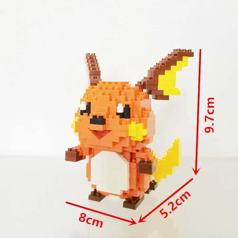 75 Style Pokemon Building Blocks Assembly Anime Picachu Charizard Doll Blastoise Bulbasaur Gengar Bricks Toy for Kid Gift