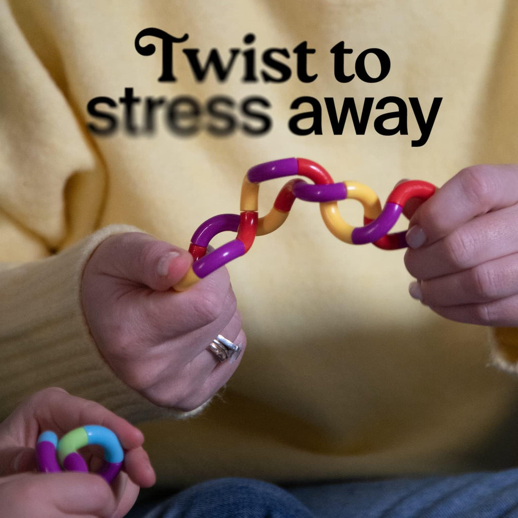3pcs Fidget Twisting Sensory Toy Finger Spinner Hand Eye Coordination Fine Motor Skill Stress Relief for Kid Adult Activity Gift